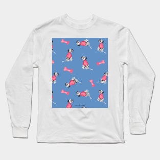 Dalmatian Delight | Watercolour | Dogs | Pattern Long Sleeve T-Shirt